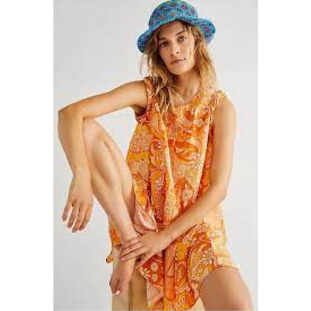 Free People Strawberry Fields Mini Dress